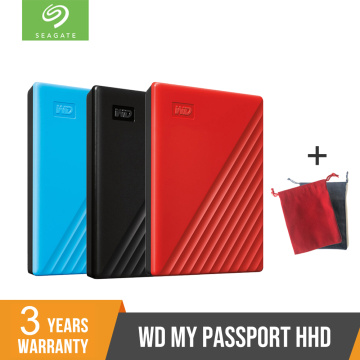 NEW WD 2TB 4TB My Passport hdd 2.5 USB 3.0 SATA Portable HDD Storage Memory Devices External Hard Drive Disk Disco Duro
