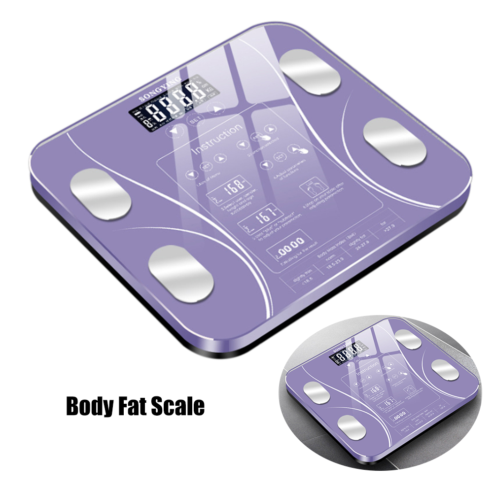 Body Fat Scales Intelligent Electronic Weight Scale High Precision Digital BMI Scale Water Mass Health Body Analyzer Monitor