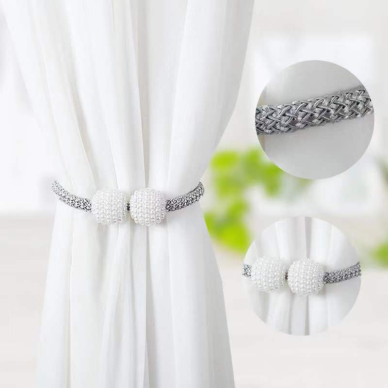 Creative Pearl Magnetic 1Pcs Curtain Buckle Clip Hanging Curtain Strap Ball Buckle Curtain Accessories Home Decor