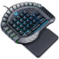 AULA 30 Progammable Keys RGB Backlit Gaming KeypadOne Handed Merchanical Keyboard with Detachable Wrist Rest For Mobile Game