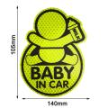 Car Personality Baby In Car Guan Yuanguang Reflective Stickers Reflective Warning Stickers To Prevent Rumbling Speakers