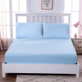 1Pcs Fitted Sheet No Pillowcase 100% Cotton Sheet Deep 30cm Mattress Cover Printing Bedding Linens Bed Sheets With Elastic Band