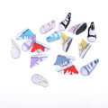 1 Pair Canvas Shoes For BJD Doll Fashion Mini Toy Shoes Sneaker Doll Shoes For Russian Doll Accessories High Quality 5cm