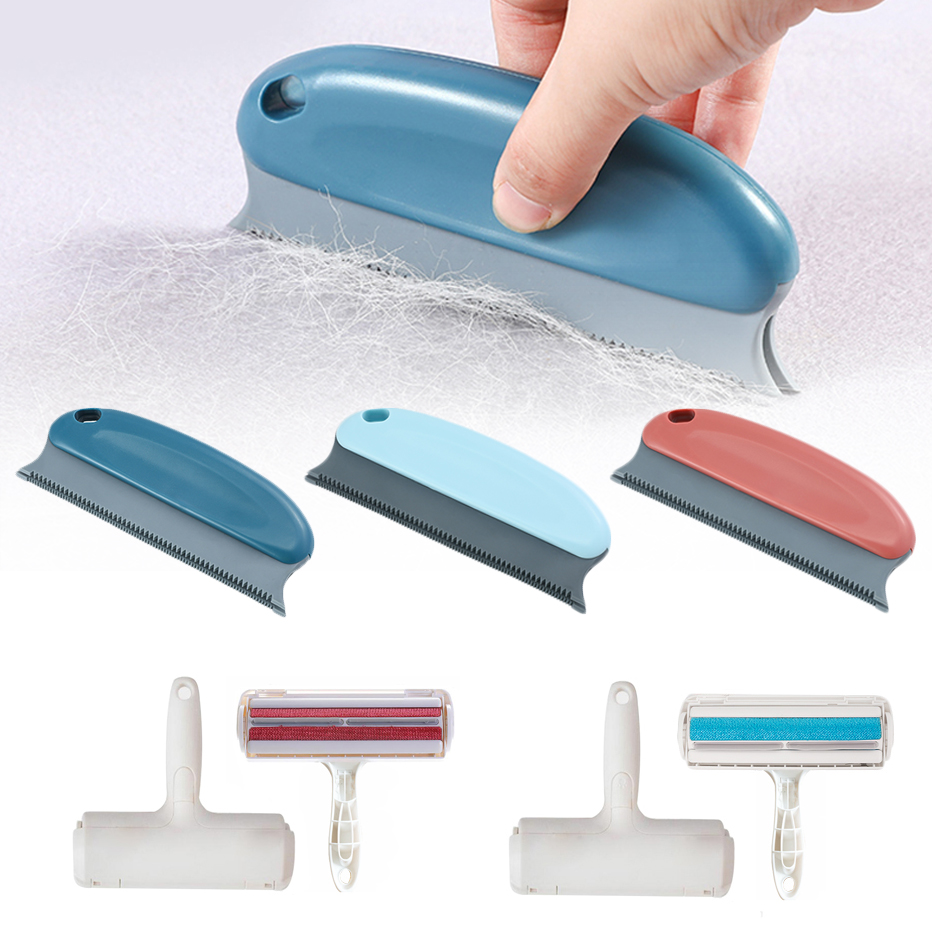 Pet Hair Remover Roller Lint Remove Brush Dog Cat Hair Clothes Carpet Cleaning Brush Fuzz Shaver