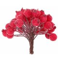 200pcs Christmas Festive Foam Frosted Fruit Artificial Berry Flower Fresh Home Decor Tree Foam Decor