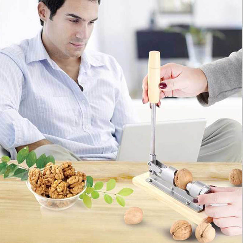 macadamia nut cracker nut driver bit bolt mechanical sheller walnut pecan break nutcracker nut cracker fast Opener Kitchen Tools