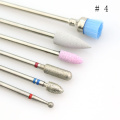 9 Types Stone Ceramic Nail Drill Set Diamond Milling Cutter Brush Electric Rotary Machine Bits Cuticle Clean Accessoires Tools