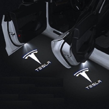 2pcs for Tesla Model S Tesla Model 3 X Y Led Car Door Welcome Light logo Projector Laser lamp Ghost Shadow Door light Accessory