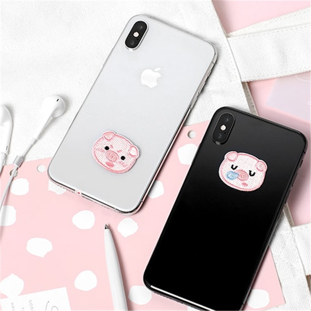 Maxsin High Quality lovely happy pig cartoon animal Patches for child Bag Jeans Iron On beautiful flower Patches for Clothes