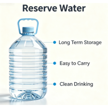 Bottled Emergency Drinking Water for Survival Kits