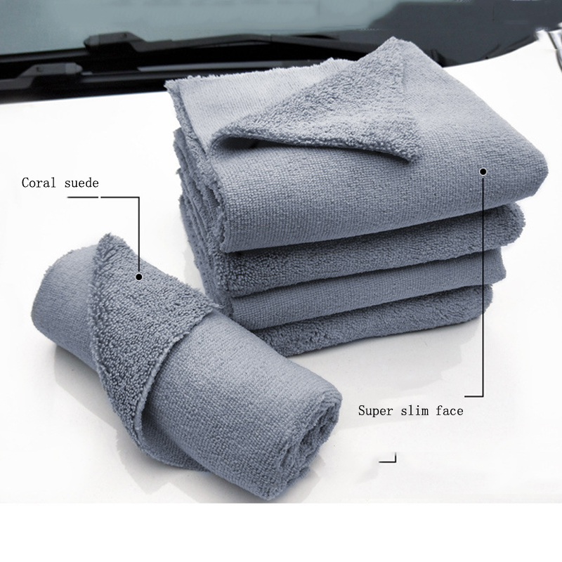 1Pcs Car Waxed Towel Crystal Plated Towel 40*40cm High and Low Hair Ultrasonic Trimming Wipe Car Towel Car Wash Wax Towel