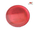 12 Inch Red Round Shape Paper Tray