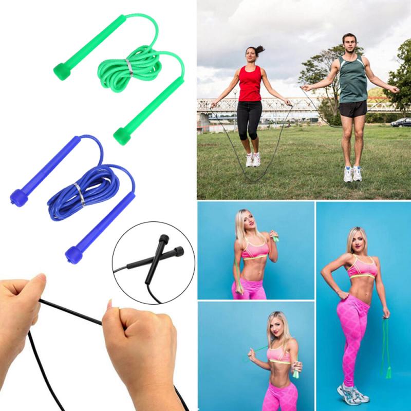 Professional Fitness Jump Ropes Adjustable Exercise Jump Sports Skipping Wire Gym Fitness Speed Skipping Rope Training (Ship Now