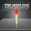 Automatic Center Punch Spring Loaded Marking Hole Carbon Steel Body Gold Color/Silver Color Optional