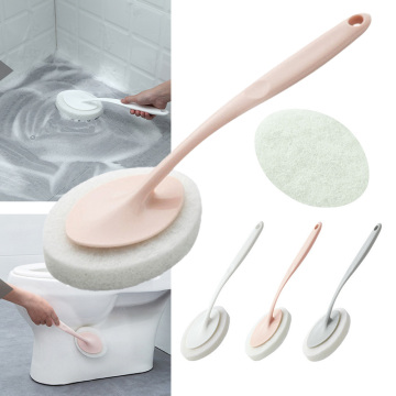 Long Handle Bath Brush Eraser Magic Sponge Cleaning Sponge For Dishwashing Kitchen Bathroom Floor Wash Cleaning Tool Supplies