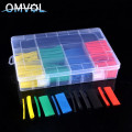 560pcs Thermal contra Sleeve cable Heat Shrink Tube termoretractil pvc tube tubing 2:1 Wrap Wire Cable 530pcs