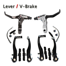 Taiwan PROMAX V Brake Shoes Set KAPA Brake Lever 22.2mm Handle Caliper Kit Titanium Aluminium Alloy Mountain Bike Parts Bicycle