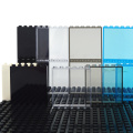 10pcs 1*6*5 1*4*3 Glass Transparent Panel Door Window Frame Wall City DIY Building Block House Parts MOC Bricks Construction Toy