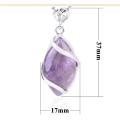 Natural gems Hollow out double-sided pendant pure copper accessories exquisite fashion horse eye necklace for men and women