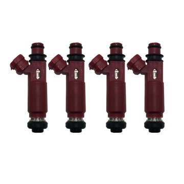 Set Of 4 Fuel Injector Nozzles For 2004 - 2009 Mazda Rx-8 1.3L R2 195500-4430 N3H113250A N3H1-13-250A