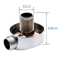 ABS Chromed Shower G1/2" Connector Bathtub Shower Cabin Room Accessories Parts