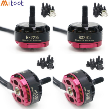 4set/lot Mitoot RS2205 2300KV 2600KV Brushless Motor 2 CW 2 CCW for Rc QAV200 210 250 FPV Quad Racing QAV R180 220 260