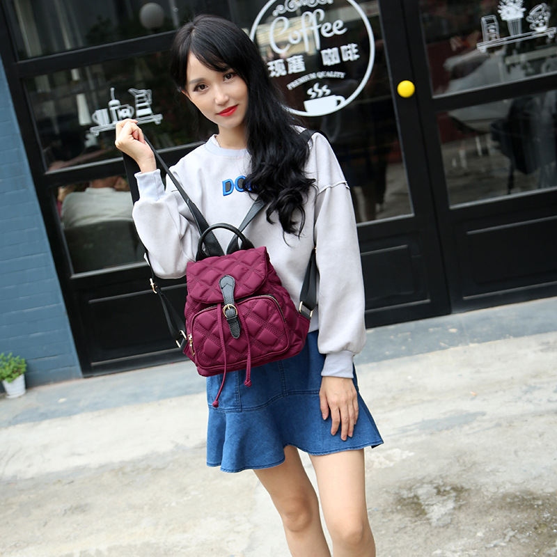 Korean style teenager fashion casual backpack bag