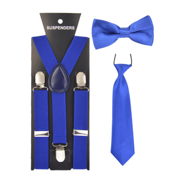 Fashion Boys Girl kid Suspender Adjustable Elastic Y-Back Braces Baby BowTie Butterfly Suspenders Set Bow Tie NeckTie Wedding