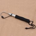 Telescopic Sea Fishing Hook Gaff Stainless Aluminum Alloy Spear Hook Tackle Hook Big Fish Fishing Tackle Stretched Length 60cm