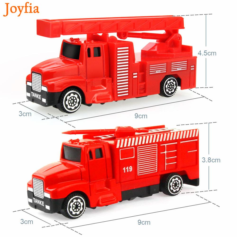 2 Types Alloy Diecast Truck Firetruck Fireman Fire Truck Vehicles Car Cool Spray Water Gun Toy Educational Toys for Boys Kids