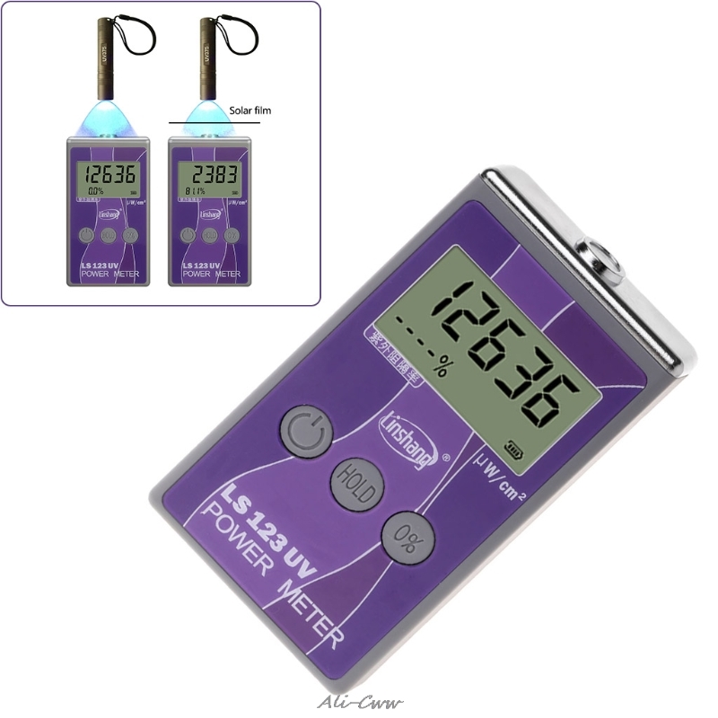 LS123 UV Power Meter Ultraviolet Intensity Transmittance Rejection Rate Tester for the UV transmittance measurement New