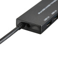 5 Ports USB Hub Super Speed Mini Portable USB 3.0 Hub 5Gbps Transfer Speed With Dedicated Charging Port 2.4A Port