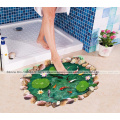 Creative floor sticker removable living room bedroom ground floor bathroom toilet 3D sticker decorative laminated