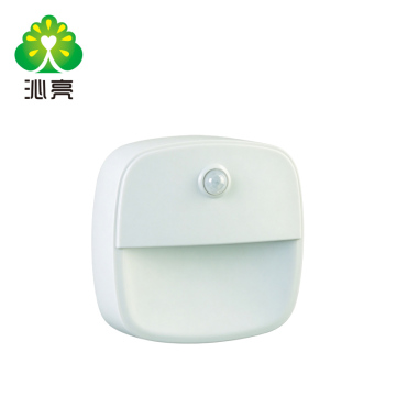 Modern Square LED Night Light with Motion Sensor