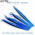 VETUS colorful tweezers mobile phone motherboard repair graft eyelashes beauty beauty eyelashes tweezers