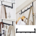 Door Hook Over-The-Door Hook Rack Metal 5 Hooks Hanger Storage Holder Hanging Coat Hat Home Storage