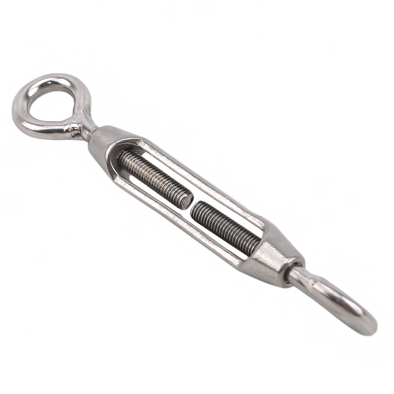 304 Stainless Steel Flower Basket Screw M4 M5 M6 M8 Rotate Chain Wire Rope Tensioner Bloom Bolt Tension Turnbuckle