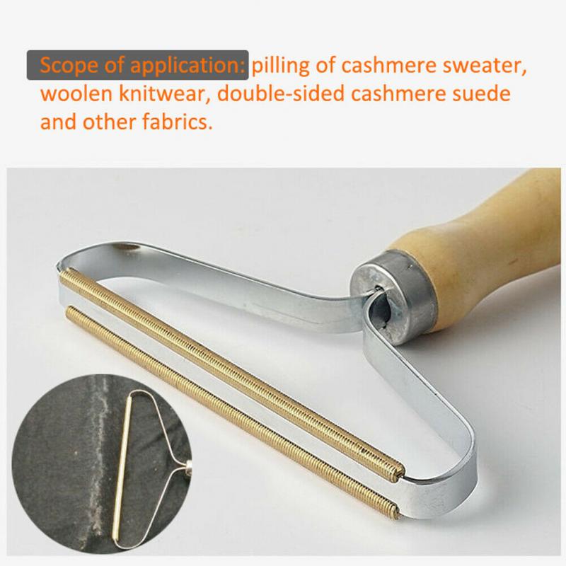 Portable Lint Remover Clothing Fuzz Fabric Shaver Brush Tool Power-Free Fluff Removing Roller For Sweater Woven Coat