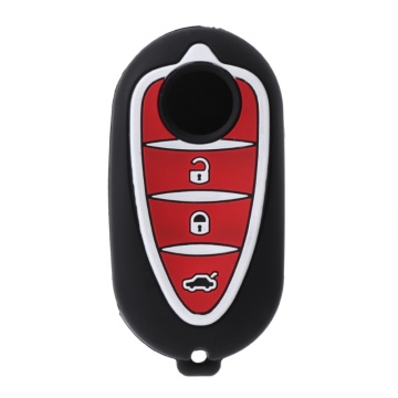 1 Pc 3 Buttons Silicone Auto Car Key Fob Cover Case For Alfa Myth 159 GTO Myth Giulietta Romeo 4C GTA