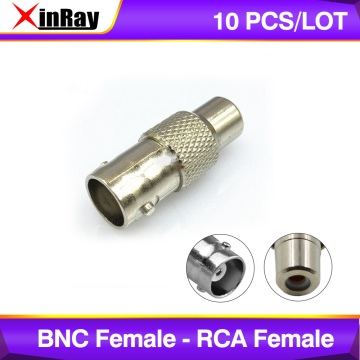 Free Shipping High Quaility 10pcs/lot New BNC Female to RCA Female AV Adapter ,CCTV Accessories ,Wholesale XR-AC13.