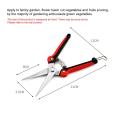 Garden Scissors For Flower Fruit Tree Pruner Trimmer Pruning Carbon steel Shears tools Straight Head Garden Shear