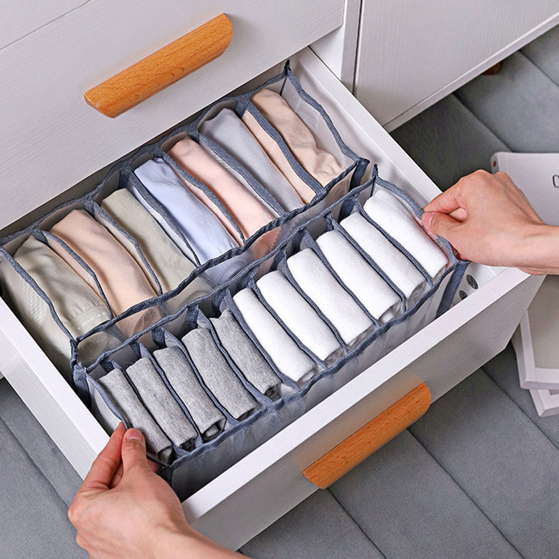 Underwear Bra Socks Panty Storage Boxes Cabinet Drawer Organizers Boxes Scarfs Tie Separater Divider Household Storage Container