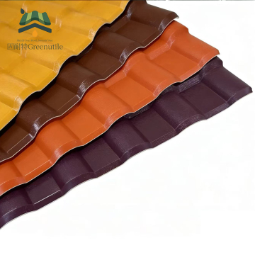 Modern Fire Waterproof ASA Synthetic Resin Roof Tiles