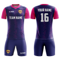 Wholesale Custom Design Professional Football Jersey Wear Dry Fit Team Sports Uniform Sublimated Logo Name Soccer Uniform Kits
