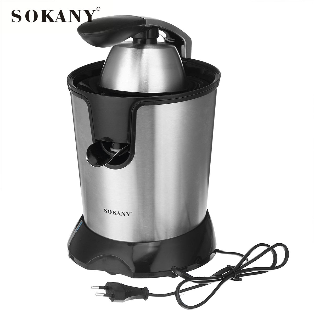 SOKANY Stainless Steel Juicer 350W Orange Lemon Electric Juicers Fruits Squeezer Extractor for Kitchen Home Appliances