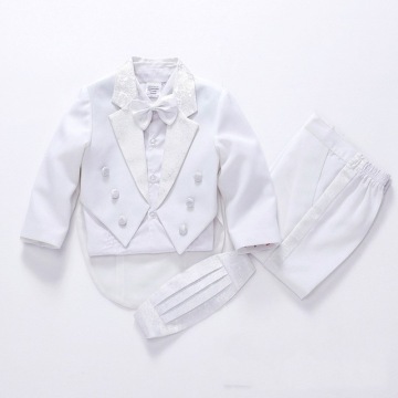 2020 fashion white/black baby boys suit sets kids blazers boy suit for weddings prom formal autumn wedding dress boy clothes