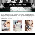 1 Pcs Shaving Cream Men's Mustache Shaving Soap Round Facial Care Goat Milk Beard Shaving Cream Tool Shave Soap Removal