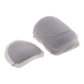 10 Pairs Gray Soft Cotton Shoulder Pads Sew-In Padding For Suits Woolen Coat