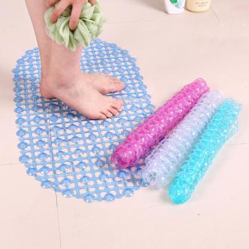 67x37cm Bathroom Mat Anti-slip Household Sucker-type Safety Eco-friendly Tub Bath Shower PVC Floor Mat Home Bathroom Supplies