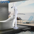GAPPO sanitary ware suite do anheiro taps white free bathtub faucets brass bathroom rainfall shower bathtub faucet baignoire